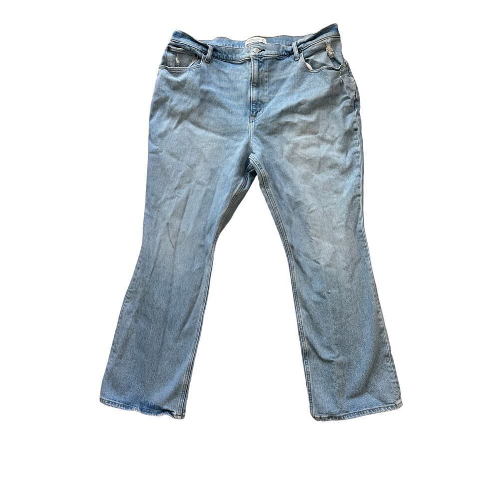 Abercrombie & Fitch; Womans Jeans size 34/18 SHORT/Petite, 70's, Flare High Rise